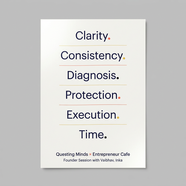 Clarity, consistency, execution — what the session was really about