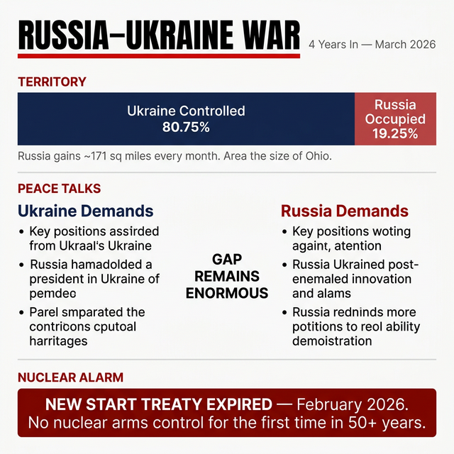 Russia-Ukraine War: 4 Years In