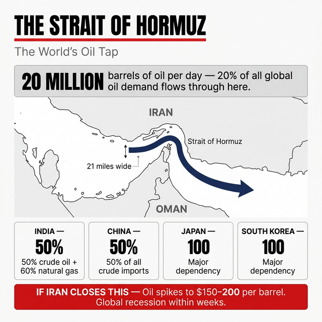 The Strait of Hormuz: Oil Flow and Global Dependency